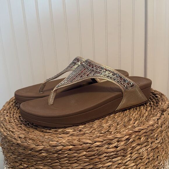 Kelly & Katie Women's Brown Vosne Wedge Sandal - 8.5 - Excellent Condition - Picture 1 of 9